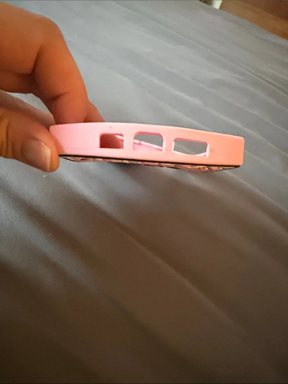 Pink 'Chill Pills' Silicone Phone Case with Green Cap